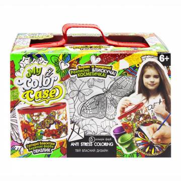 Набір для розфарбовування Danko toys My color case Метелики (COC-01-01U) Набір для розфарбовування Danko toys My color case Метелики (COC-01-01U)