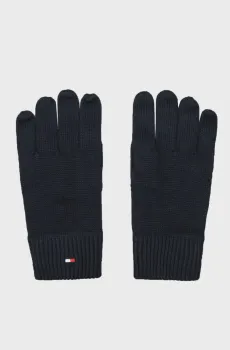 Мужские темно-синие перчатки ESSENTIAL FLAG Синий ONESIZE Tommy Hilfiger AM0AM11048
