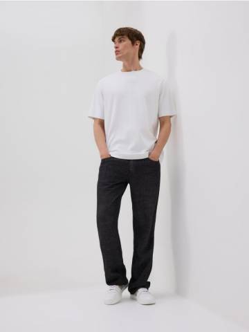 Reserved - Джинси straight fit - чорний - TK551-99J Reserved - Джинси straight fit - чорний - TK551-99J