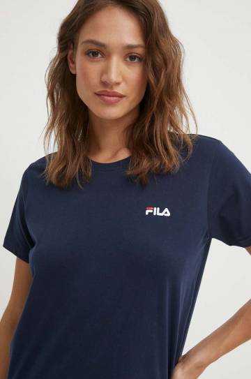 Хлопковая пижама Fila цвет синий хлопковая FPS4180 Хлопковая пижама Fila цвет синий хлопковая FPS4180
