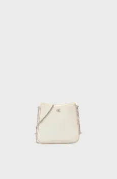 Женская белая сумка SADDLE Белый ONESIZE Calvin Klein LV04F3441G