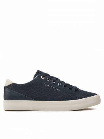 Tommy Hilfiger Кросівки Th Hi Vulc Low Summer Cvs FM0FM05056 Cиній Tommy Hilfiger Кросівки Th Hi Vulc Low Summer Cvs FM0FM05056 Cиній