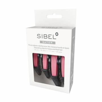 Набор зажимов для волос Sibel Gator Clips Pink 2XL + 2S розовый, (11 см, 2 шт + 9 см, 2 шт) (934094208) Набор зажимов для волос Sibel Gator Clips Pink 2XL + 2S розовый, (11 см, 2 шт + 9 см, 2 шт) (934094208)