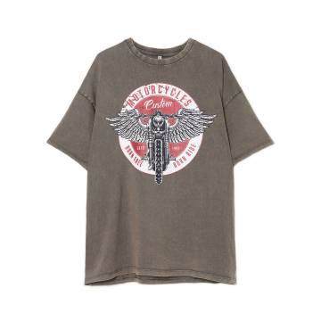 Cropp - Футболка з принтом - light grey Cropp - Футболка з принтом - light grey