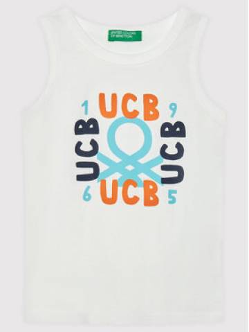 United Colors Of Benetton Топ 3I1XGH002 Білий Regular Fit United Colors Of Benetton Топ 3I1XGH002 Білий Regular Fit