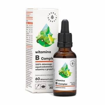Комплекс витаминов группы В Aura Herbals Vitamin B Complex в каплях, 30 мл Комплекс витаминов группы В Aura Herbals Vitamin B Complex в каплях, 30 мл