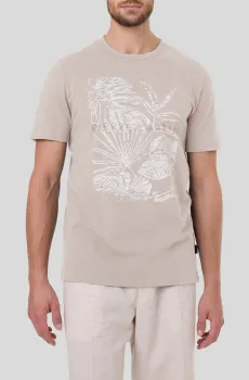 Мужская бежевая футболка Бежевый XL Pierre Cardin PC.-C5 21680.2139