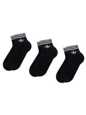 adidas Набір 3 пар низьких шкарпеток unisex Tref Ank Sck Hc EE1151 Чорний adidas Набір 3 пар низьких шкарпеток unisex Tref Ank Sck Hc EE1151 Чорний