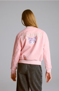 Reserved - Куртка-бомбер Kuromi - пастельний рожевий - 431HR-03X