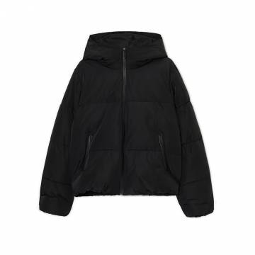 Cropp - Куртка з капюшоном - чорний Cropp - Куртка з капюшоном - чорний