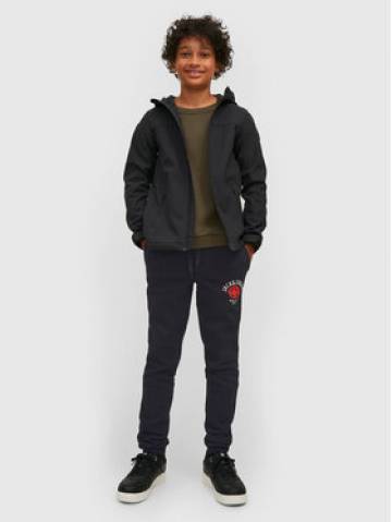 Jack&Jones Junior Спортивні штани Logo 12213086 Чорний Regular Fit Jack&Jones Junior Спортивні штани Logo 12213086 Чорний Regular Fit