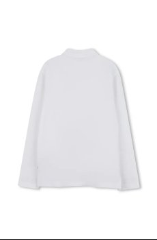 Хлопковый детский лонгслив BOSS