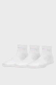 Женские носки (3 пары) UA Womens Vanish 3pk Qtr Белый 42-47.5 Under Armour 6013142-100