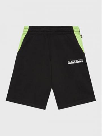 Napapijri Шорти з тканини Pinta NP0A4GX8 M Чорний Regular Fit Napapijri Шорти з тканини Pinta NP0A4GX8 M Чорний Regular Fit