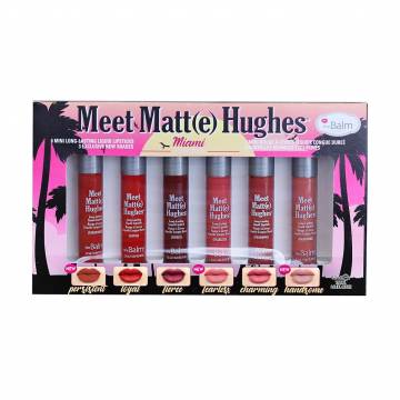 Набор жидких матовых помад theBalm Meet Matte Hughes Miami, 6*1.2 мл Набор жидких матовых помад theBalm Meet Matte Hughes Miami, 6*1.2 мл