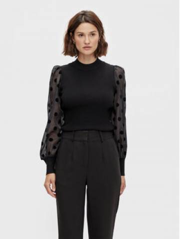 YAS Блузка Dotme 26024389 Чорний Regular Fit YAS Блузка Dotme 26024389 Чорний Regular Fit