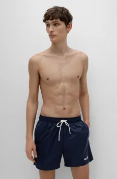 Мужские темно-синие плавательные шорты Синий S HUGO 50469312;405