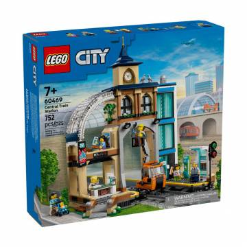 Конструктор LEGO City Центральный железнодорожный вокзал, 752 детали, от 7 лет (60469) Конструктор LEGO City Центральный железнодорожный вокзал, 752 детали, от 7 лет (60469)