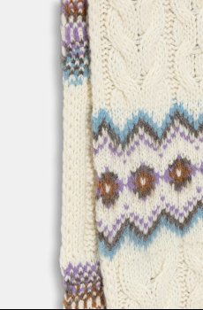 Шарф с добавлением шерсти Coach