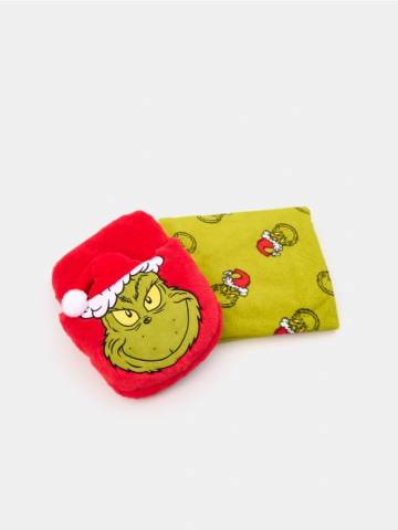 Ковдра і грілка для ніг Grinch - червоний Ковдра і грілка для ніг Grinch - червоний