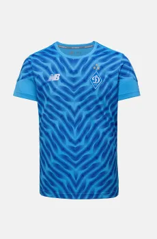 Мужская синяя футболка ФК «Динамо» Pre-Game Синий XL New Balance MT231642AWY