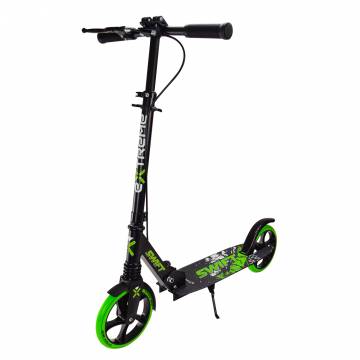 Самокат Extreme motion Міський двоколісний зелений (SK2438)