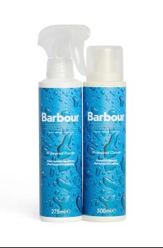 Набор для чистки и пропитки водонепроницаемой одежды Barbour Waterproof Jacket Care Kit 300/275 ml 2 шт