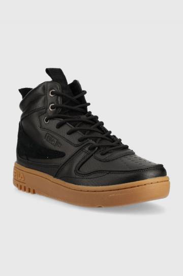 Кожаные кроссовки Fila цвет чёрный Кожаные кроссовки Fila цвет чёрный