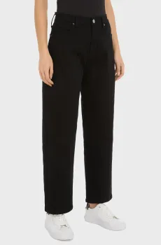 Женские черные джинсы HIGH RISE BARREL INFINITE BLACK Черный 29-32 Calvin Klein K20K207305