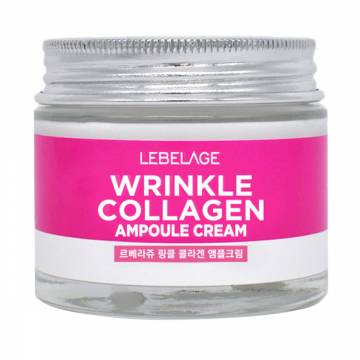 Антивозрастной крем для лица Lebelage Wrinkle Collagen Ampule Cream, 70 г Антивозрастной крем для лица Lebelage Wrinkle Collagen Ampule Cream, 70 г