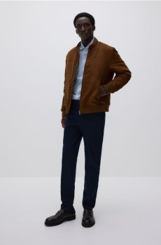 Reserved - Картаті штани-чиноси - темно-синій - 640DR-59X