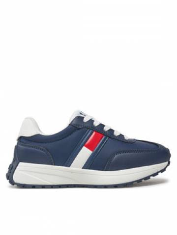 Tommy Hilfiger Снікерcи Flag Low Cut Lace-Up Sneaker T3X9-33877-1695 M Cиній Tommy Hilfiger Снікерcи Flag Low Cut Lace-Up Sneaker T3X9-33877-1695 M Cиній