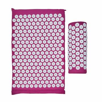 Акупунктурный массажный коврик + подушка Acupressure Set, розовый Акупунктурный массажный коврик + подушка Acupressure Set, розовый