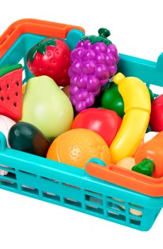 Ігровий набір Battat Lite Овочі та фрукти на липучках (BT4743Z)