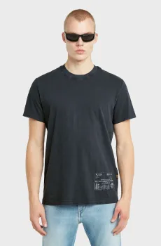 Мужская темно-синяя футболка Shipping Синий L G-Star RAW D26050,C756