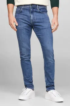 Мужские синие джинсы TAPERED HOUSTON SSTR SAPELA BLUE Синий 34-32 Tommy Hilfiger MW0MW35182