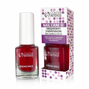 Средство по уходу за ногтями Colour Intense 102 Strong Nails Укрепитель с кератином, 11 мл Средство по уходу за ногтями Colour Intense 102 Strong Nails Укрепитель с кератином, 11 мл