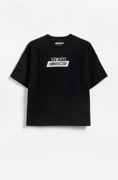 Reserved - Футболка oversize Nascar - чорний - 361JV-99X
