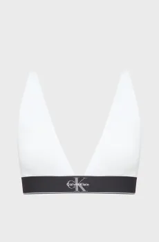 Женский белый бюстгальтер LIGHTLY LINED TRIANGLE Белый M Calvin Klein LV00QF8703