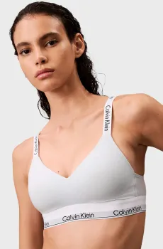 Женский голубой бюстгальтер LGHT LINED BRALETTE Голубой XS Calvin Klein 000QF7059E