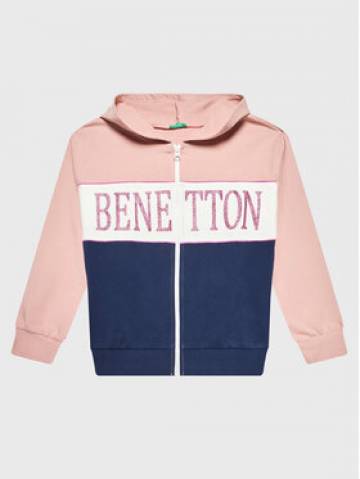 United Colors Of Benetton Світшот 3GNSC501C Рожевий Regular Fit United Colors Of Benetton Світшот 3GNSC501C Рожевий Regular Fit