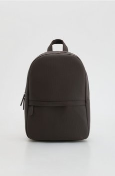 Reserved - Місткий рюкзак з ручкою - темно коричневий - 059IE-89X