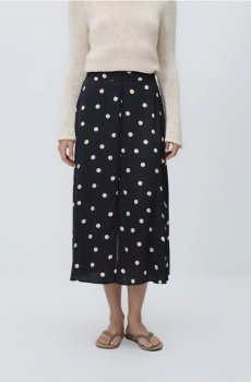 Reserved - Мідіспідниця з віскози - чорний - 752KB-99X