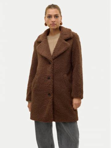 Vero Moda Зимове пальто Kylie Teddy 10289938 Коричневий Loose Fit Vero Moda Зимове пальто Kylie Teddy 10289938 Коричневий Loose Fit