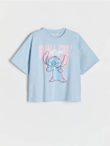 Reserved - Бавовняна футболка Lilo і Stitch - блідо-блакитний - 832GB-05X Reserved - Бавовняна футболка Lilo і Stitch - блідо-блакитний - 832GB-05X