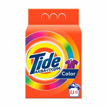 Стиральный порошок Tide Аква-Пудра Color, автомат, 14 стирок, 2.1 кг Стиральный порошок Tide Аква-Пудра Color, автомат, 14 стирок, 2.1 кг