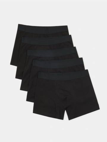 Боксери, 5 пар - чорний