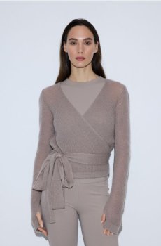 Reserved - Джемпер із додаванням вовни - бежевий - 883IE-80X