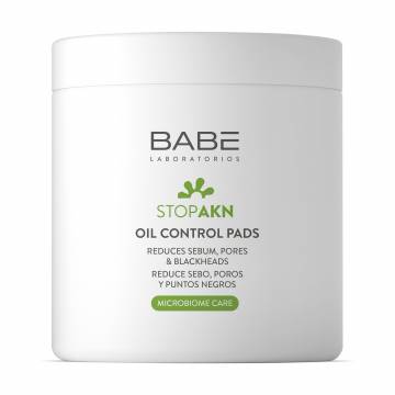 Тонизирующие диски-пады для лица BABE Laboratorios Stop Akn Oil Control Pads Контроль жирности и сужения пор, 60 мл Тонизирующие диски-пады для лица BABE Laboratorios Stop Akn Oil Control Pads Контроль жирности и сужения пор, 60 мл