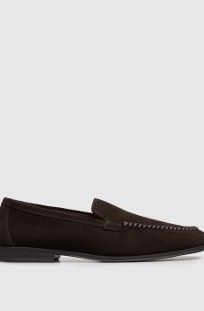 Коричневые замшевые лоферы Visone